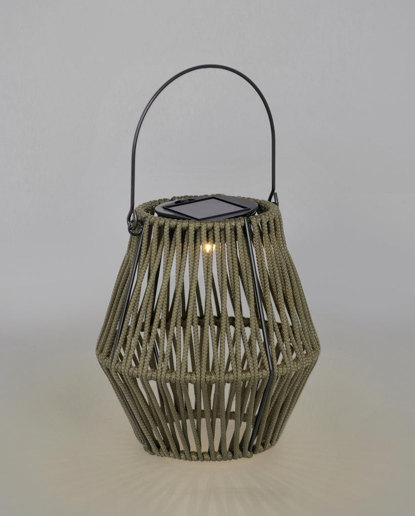 Bizzotto Ηλιακό Φανάρι Κήπου Juny Πράσινο (Ύψος 17cm) 0828277