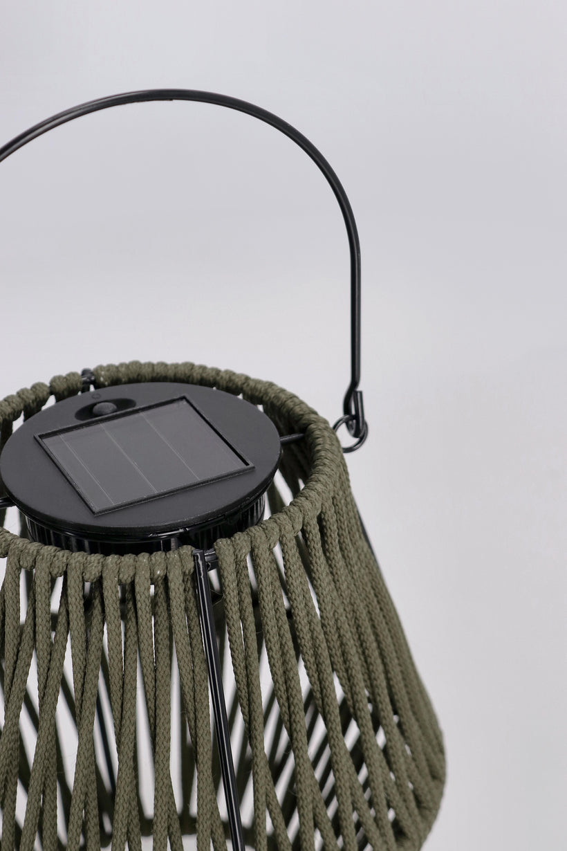 Bizzotto Ηλιακό Φανάρι Κήπου Juny Πράσινο (Ύψος 17cm) 0828277