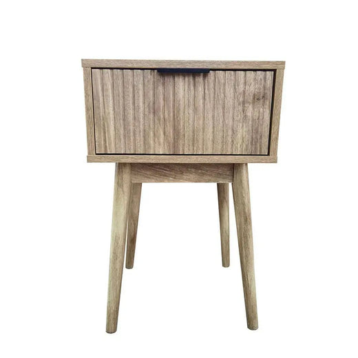 Κομοδίνο Canal 09-1657 Με 2 Συρτάρια 39,5x35x61cm Natural