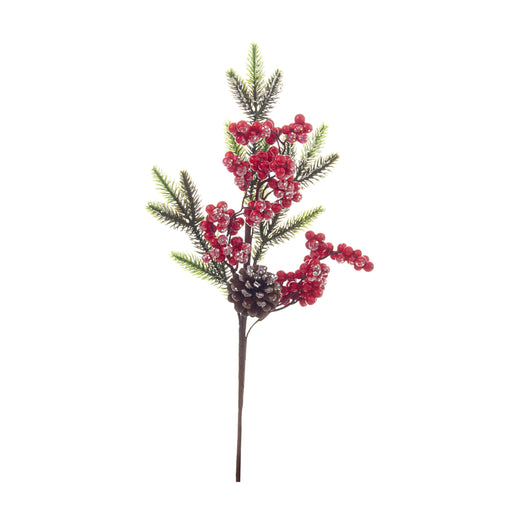 Bizzotto Κλαδί Χριστουγεννιάτικο Jennie Red Berries H45 0934823