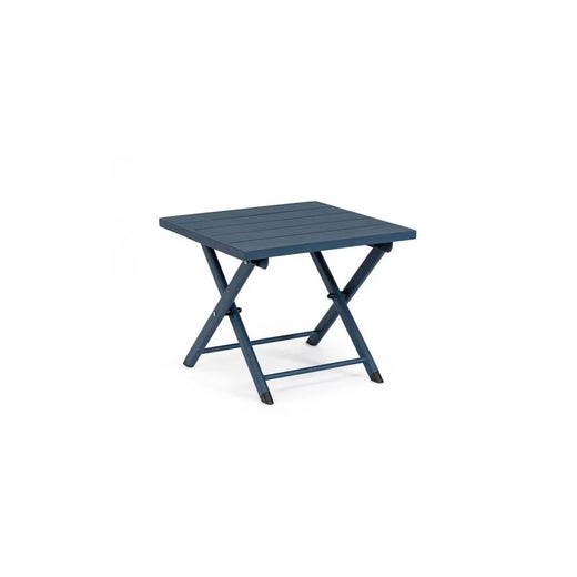 Βοηθητικό Τραπέζι για Μικρούς Εξωτερικούς Χώρους Αλουμινίου Πτυσσόμενο Taylor Μπλε 44x43x36εκ. 0663292