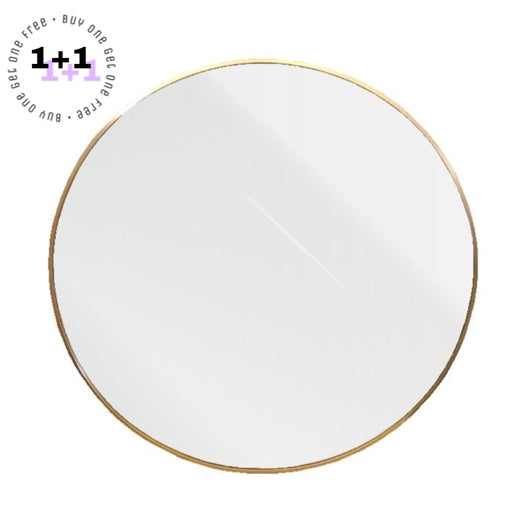 Dolce Καθρέπτης Τοίχου με Χρυσό Κεραμικό Πλαίσιο Mήκους 80cm 11-0445