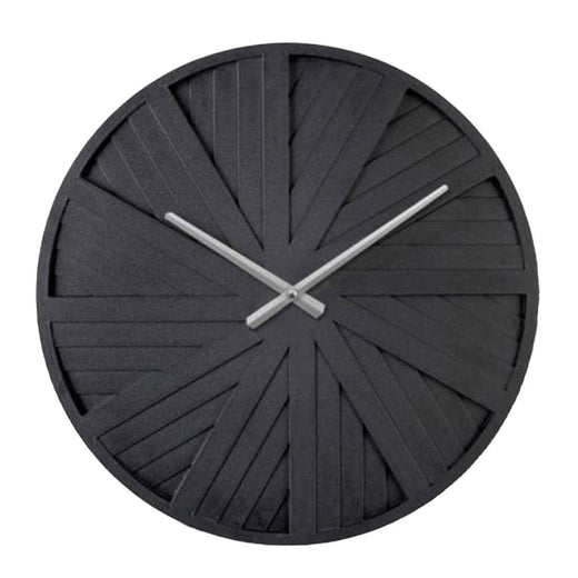Ρολόι Τοίχου Haarlem 1 Μαύρο Ξύλινο 50x50x3.5cm 021955
