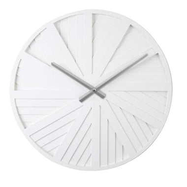 Ρολόι Τοίχου Haarlem 2 Λευκό Ξύλινο 50x50x3.5cm 021956