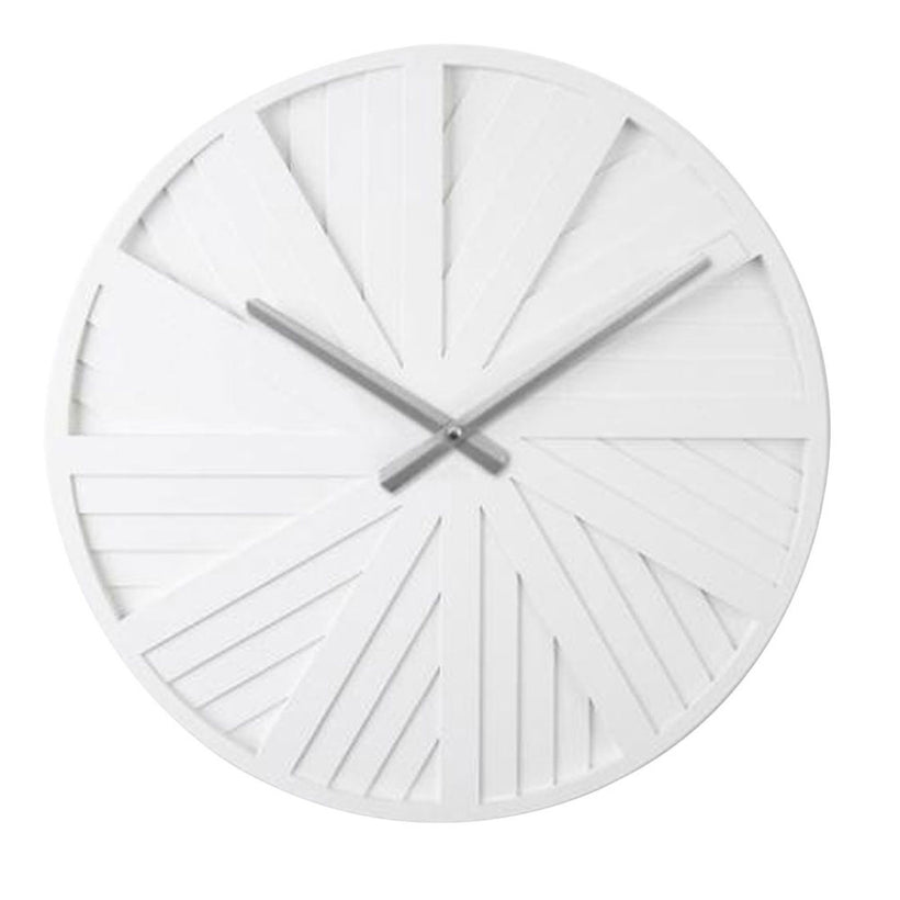 Ρολόι Τοίχου Haarlem 2 Λευκό Ξύλινο 50x50x3.5cm 021956