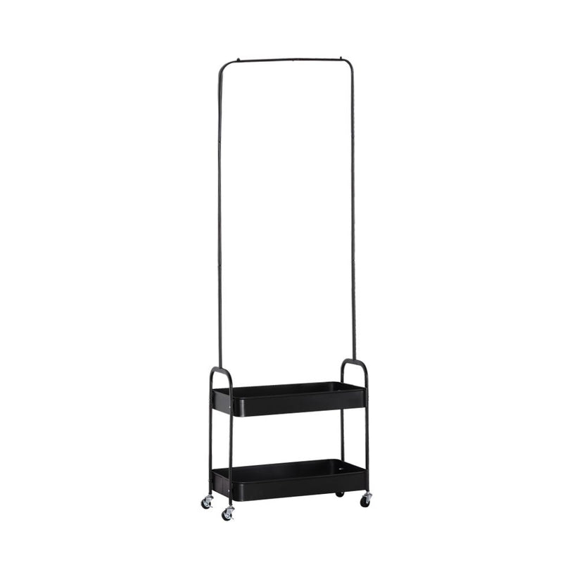 ARMARIO ΝΤΟΥΛΑΠΑ ΜΑΥΡΟ 56x31x152cm SKU 18-0009