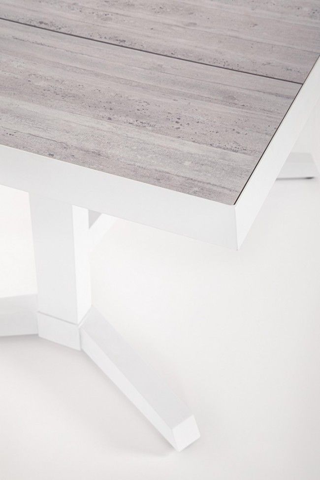 Bizzotto Robert Επεκτεινόμενο Τραπέζι Φαγητού Κεραμικό Λευκό 143-183x88x53-75 Κωδικός: 0663350