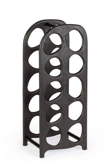 BLACK BOTTLE RACK 10P