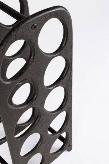 BLACK BOTTLE RACK 10P