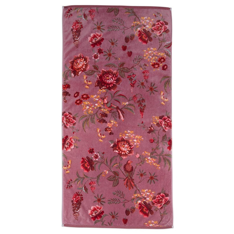 Pip Studio Μεγάλη Πετσέτα Μπάνιου Secret Garden Mauve 70x140cm 278601