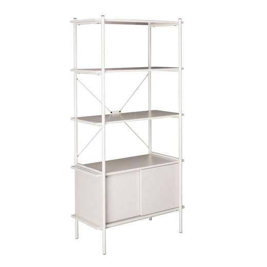 POPULAR ΒΙΒΛΙΟΘΗΚΗ CREAM 80x40x163cm SKU 28-0305