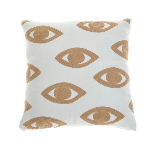 INART ΜΑΞΙΛΑΡΙ ΜΑΤΙ ΥΦΑΣΜΑΤΙΝΟ ΕΚΡΟΥ/NATURAL 45X45 3-40-326-0009