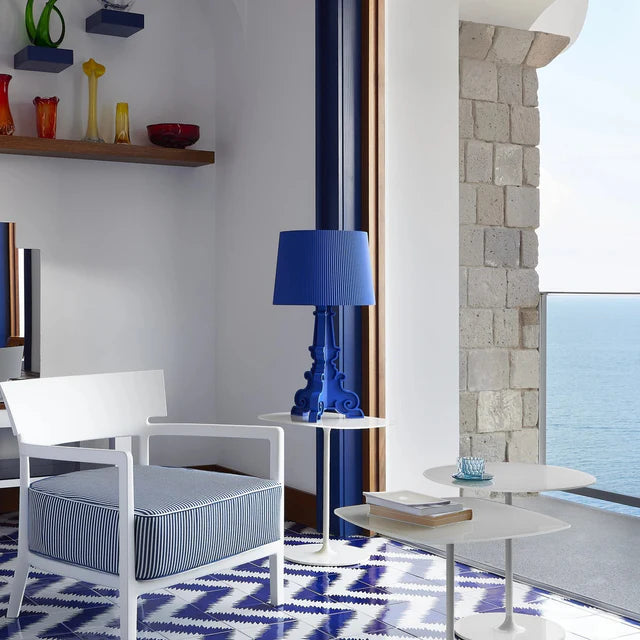KARTELL ΦΩΤΙΣΤΙΚΟ ΕΠΙΤΡΑΠΕΖΙΟ BOURGIE ΜΠΛΕ 37*37*68/78