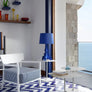 KARTELL ΦΩΤΙΣΤΙΚΟ ΕΠΙΤΡΑΠΕΖΙΟ BOURGIE ΜΠΛΕ 37*37*68/78