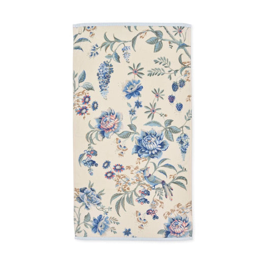 Pip Studio Πετσέτα Προσώπου Secret Garden White/Blue 55x100cm 325862