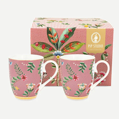 PiP Studio La Majorelle Κούπα από Πορσελάνη Ροζ 350ml 51.002.305 2τμχ