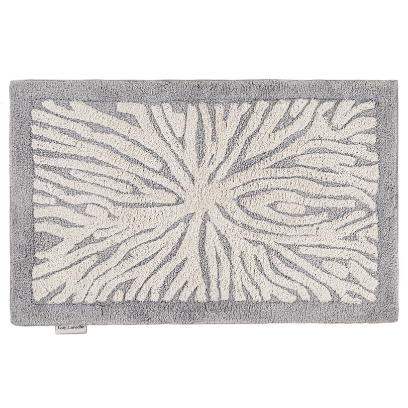 Guy Laroche Πατάκι Μπάνιου Βαμβακερό Opus  Silver 55x85εκ.