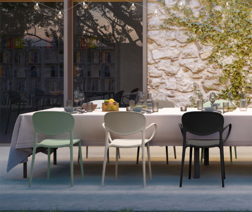 Connubia Καρέκλα Abby Με Μπράτσα 58x53x82 Matt Thyme CB2192/P8L
