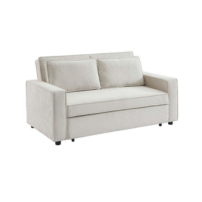 CUBO ΚΑΝΑΠΕΣ ΚΡΕΒΑΤΙ 3ΘΕΣΙΟΣ OFF WHITE 172x90x89cm SKU 70-0354