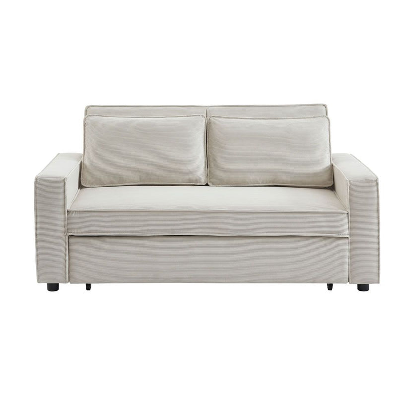 CUBO ΚΑΝΑΠΕΣ ΚΡΕΒΑΤΙ 3ΘΕΣΙΟΣ OFF WHITE 172x90x89cm SKU 70-0354