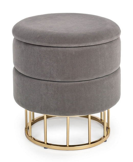 Cod. 0720388 PAVLINA DARK GREY STORAGE STOOL