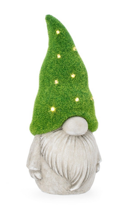 STANDUING GARDEN GNOMW W-LED 17X36H  0143142