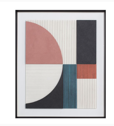 BLENDED COLORS ΠΙΝΑΚΑΣ ΔΙΑΚΟΣΜΗΣΗΣ 50x60x4 ΚΑΜΒΑΣ ΠΟΛΥΧΡΩΜΟ ΞΥΛΟ ΜΑΥΡΟ 030603