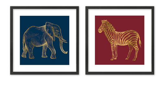 VASARI ΠΙΝΑΚΑΣ SET 2ΤΜΧ 50x50x2 MDF ΠΟΛΥΧΡΩΜΟ ΧΑΡΤΙ ΜΑΥΡΟ  022047