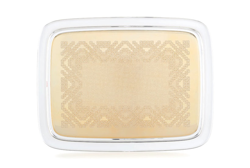 Kartell Δίσκος Teatime Χρυσός 43.5x33x4.1 01965/GG