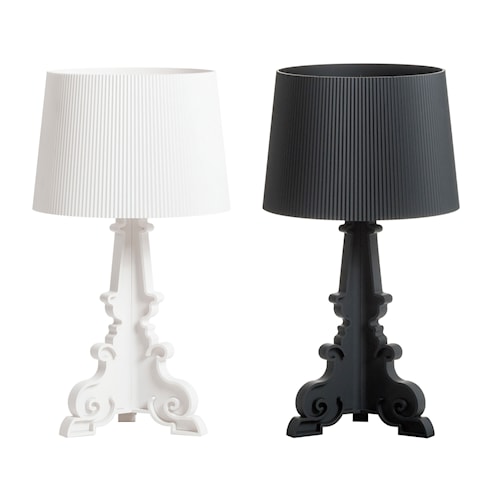 KARTELL ΦΩΤΙΣΤΙΚΟ ΕΠΙΤΡΑΠΕΖΙΟ BOURGIE ΜΑΥΡΟ ΜΑΤΤΕ 37*37*68/78