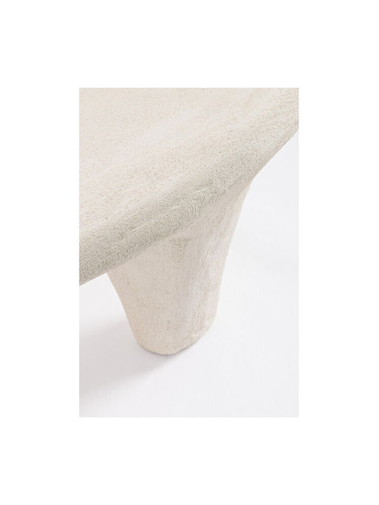 Bizzotto Οβάλ Τραπεζάκι Σαλονιού Albin Κρεμ Μ102xΠ62xΥ32εκ. Κωδικός: 0747214