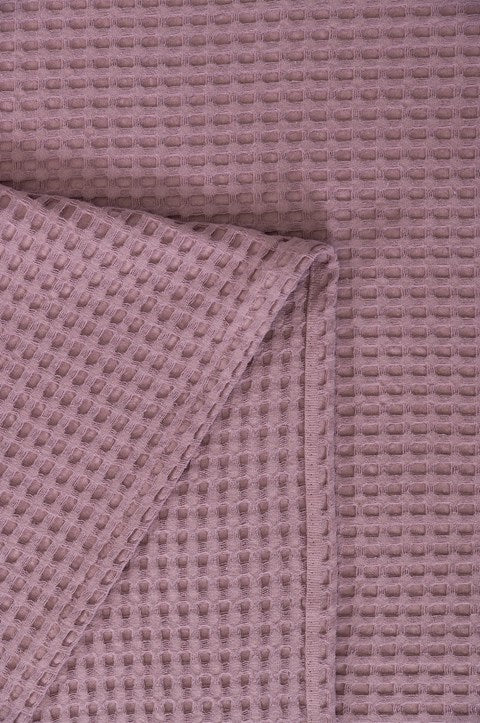 Κουβέρτα Πικε Naf Naf Cotton Waffle Pique purple-220 X 240 100% Βαμβάκι
