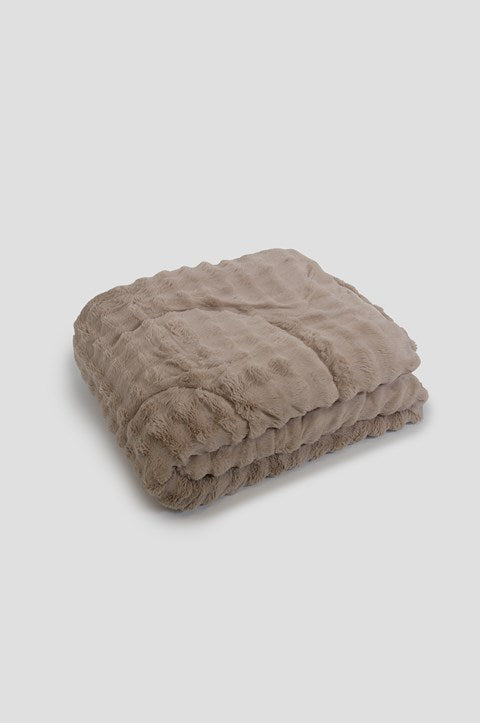 Κουβερτοπάπλωμα Naf Naf CosyFur Light Greize 220x240 69714