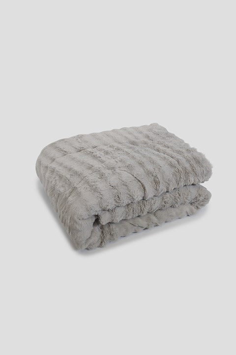 Κουβερτοπάπλωμα Naf Naf CosyFur Light Grey 220x240 69715