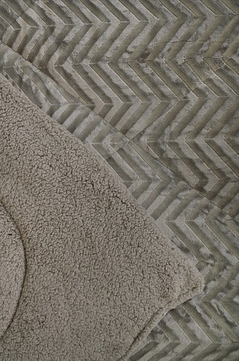 Κουβερτοπάπλωμα Naf Naf ZigFur Grey 220x240 69718