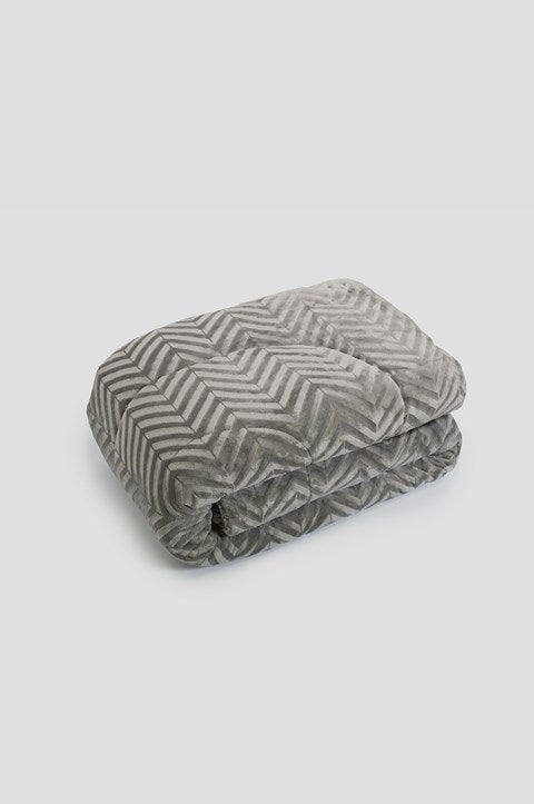 Κουβερτοπάπλωμα Naf Naf ZigFur Grey 220x240 69718