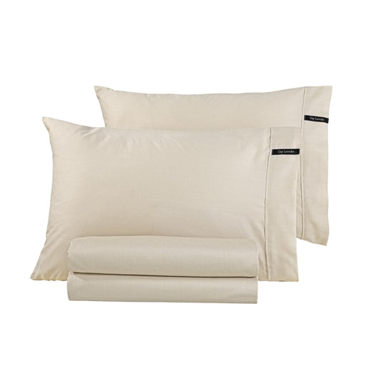 Ζεύγος Βαμβακοσατέν Μαξιλαροθήκες 50x70 Minimal Natural Guy Laroche