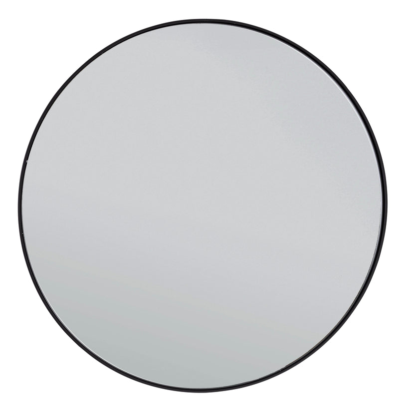 Bizzotto Καθρέφτης Τοίχου Planet Στρογγυλός Μεταλλικός Μαύρος 70x70x1,5 εκ. 0242725