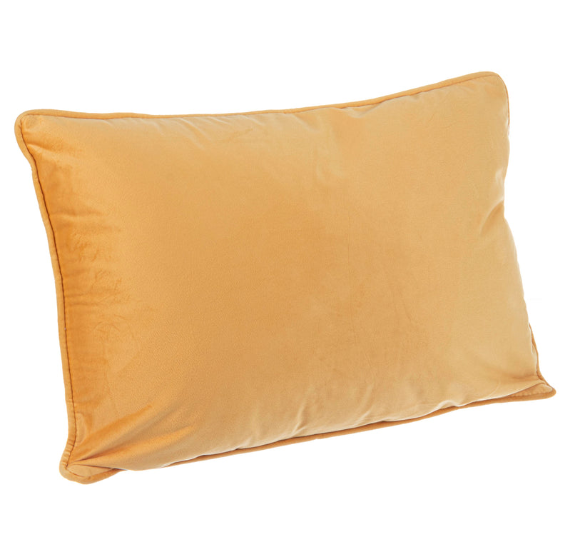 Bizzotto Διακοσμητικό μαξιλάρι Artemis Υφασμάτινο/Βελούδο Κίτρινο 40x60x10 0463506
