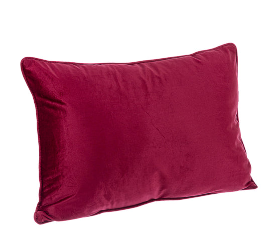Bizzotto Διακοσμητικό μαξιλάρι Artemis Υφασμάτινο/Βελούδο Μπορντό 40x60x10 0463510