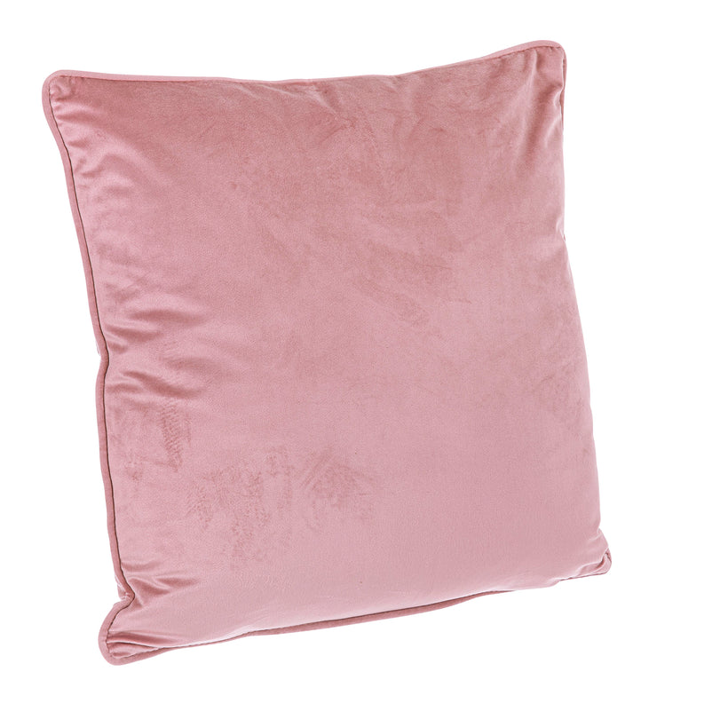 Bizzotto Διακοσμητικό μαξιλάρι Artemis Υφασμάτινο/Βελούδο Ροζ 50x50x10 0463524