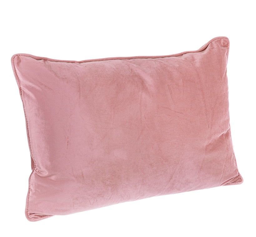 Bizzotto Διακοσμητικό μαξιλάρι Artemis Υφασμάτινο/Βελούδο Ροζ 40x60x10 0463526