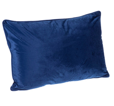 Bizzotto Διακοσμητικό μαξιλάρι Artemis Υφασμάτινο/Βελούδο Μπλε 40x60x10 0463530