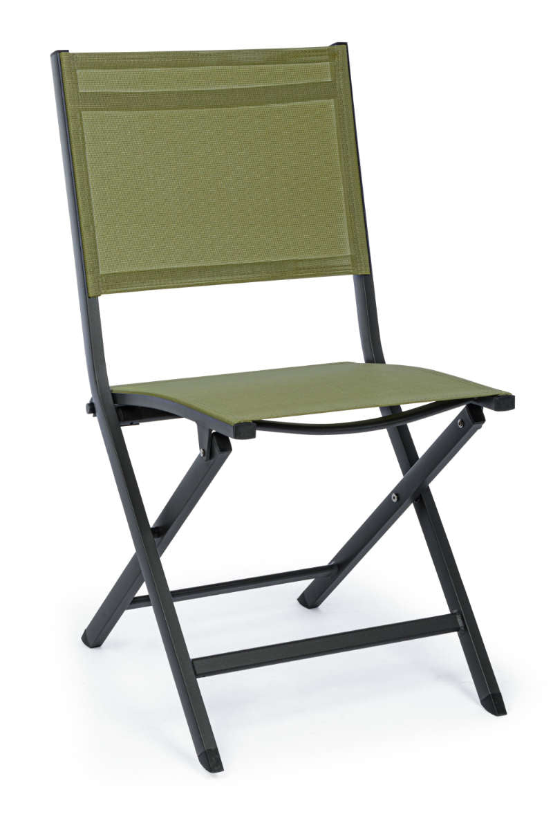 Αναδιπλούμενη Καρέκλα Elin LH32 Μαύρο-Πράσινο