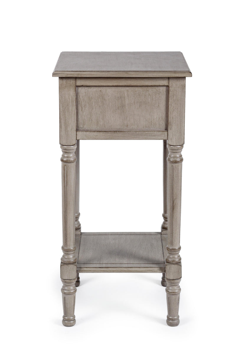 Bizzotto Margaret Βοηθητικό Τραπέζι Ξύλινo Γκρι Καφέ 36x36x72 Κωδικός: 0745992