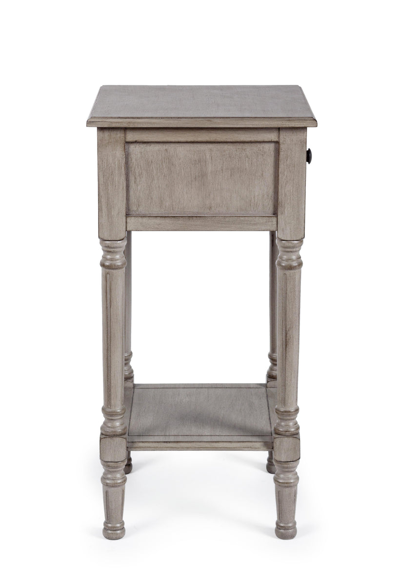 Bizzotto Margaret Βοηθητικό Τραπέζι Ξύλινo Γκρι Καφέ 36x36x72 Κωδικός: 0745992