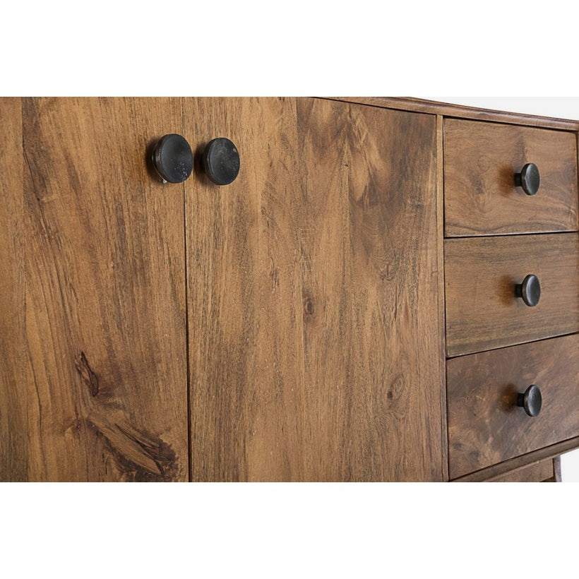 Bizzotto Ξύλινος Μπουφές Sylvester 0746687 Καρυδί 150x40x80cm