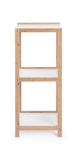 Bizzotto Brooklyn Ραφιέρα Μπαμπού Natural/Λευκή 32x32x79,2 Κωδικός: 5730403