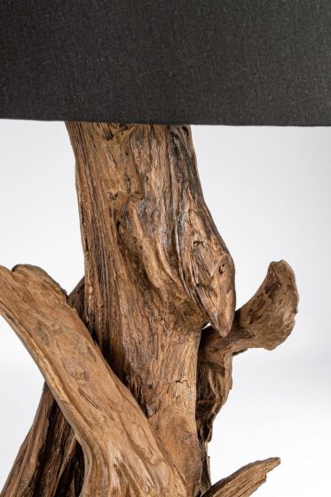 Bizzotto Bluma Επιτραπέζιο Φωτιστικό Ξύλινο Καφέ Ø35x82 Κωδικός: 0826478