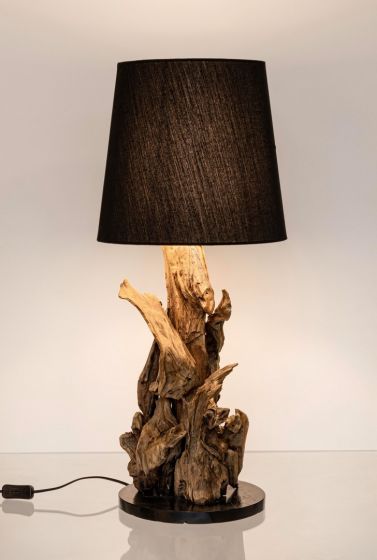 Bizzotto Bluma Επιτραπέζιο Φωτιστικό Ξύλινο Καφέ Ø35x82 Κωδικός: 0826478